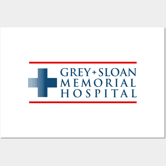 Grey + Sloan Memorial Hospital Wall Art by MindsparkCreative